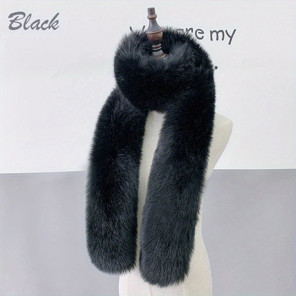 Faux Fox Fur Scarf Soft Windproof Scarf RY5749 Furdela