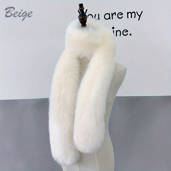 Faux Fox Fur Scarf Soft Windproof Scarf RY5749 Furdela