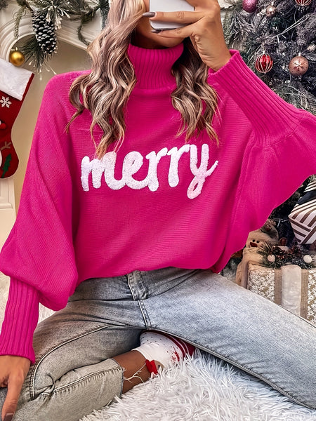 Christmas Turtleneck Sweater Furdela