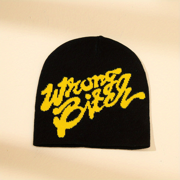 Y2K Letter Jacquard Beanie EH4018 Furdela