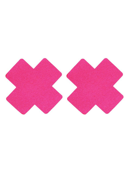 Multicolor Satin Disposable Cross Nipples AA53