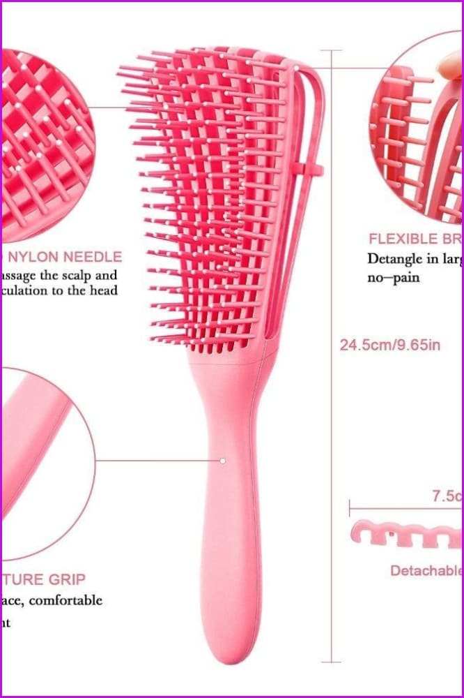 Detangling Hair Brush Scalp Curly Hair F2533 - Furdela