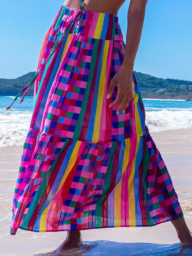 Valencia Carnivale Maxi Skirt  QS99