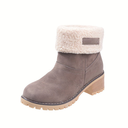 Women's Warm Plush Lined Boots RB1478 Furdela