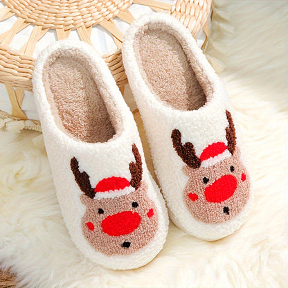 Christmas Tree Pattern Fuzzy Slippers DR6521 Furdela