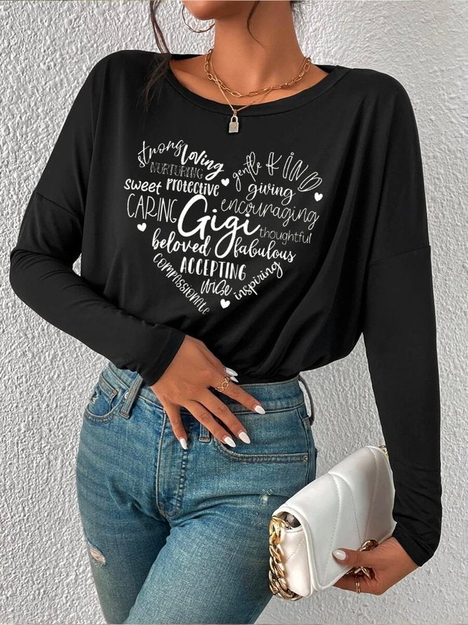 Valentine's Day Casual Loose Crew Neck T-Shirt OY19