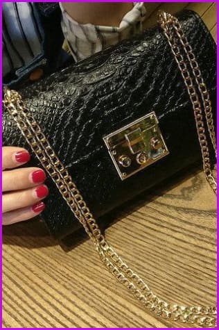 Elegant Ladies Flap Cross Body Bag F698 - Furdela