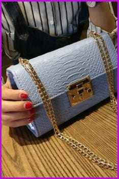 Elegant Ladies Flap Cross Body Bag F698 - Furdela