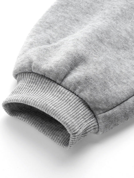 Plus Size Figure Letter Print Sweatshirt AR70120