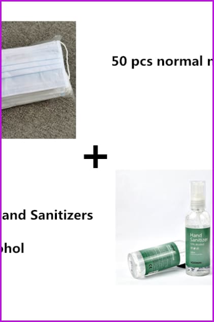 Family Use Normal Mask And Hand Sanitizers - Furdela
