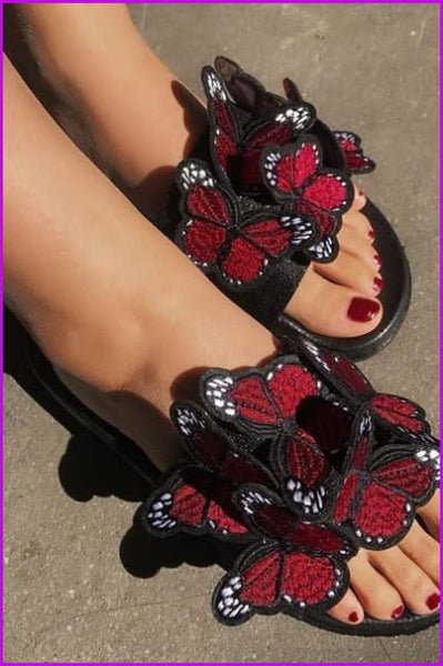 Fashion Butterfly Decorate Embroidery Design Slides F3197 - Furdela