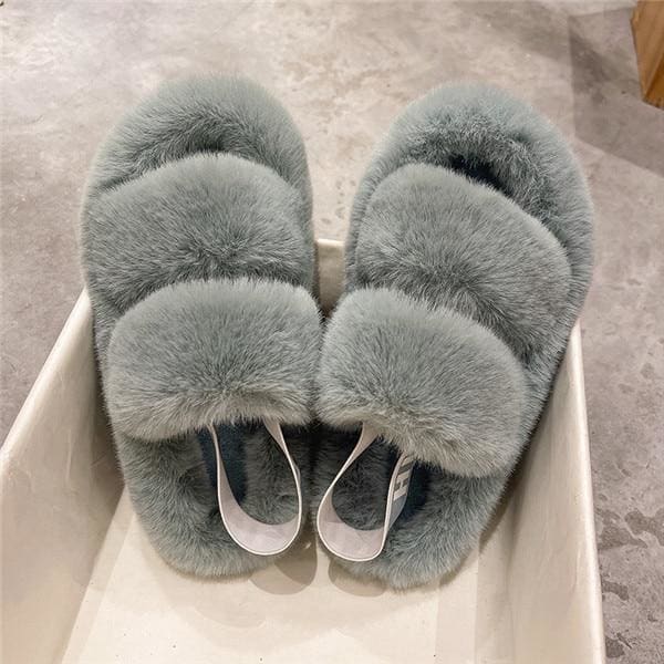 Fashion Faux Fur Sandal - Furdela Wholesale