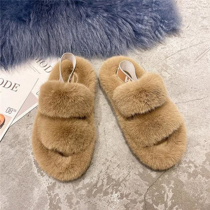 Fashion Faux Fur Sandal - Furdela Wholesale