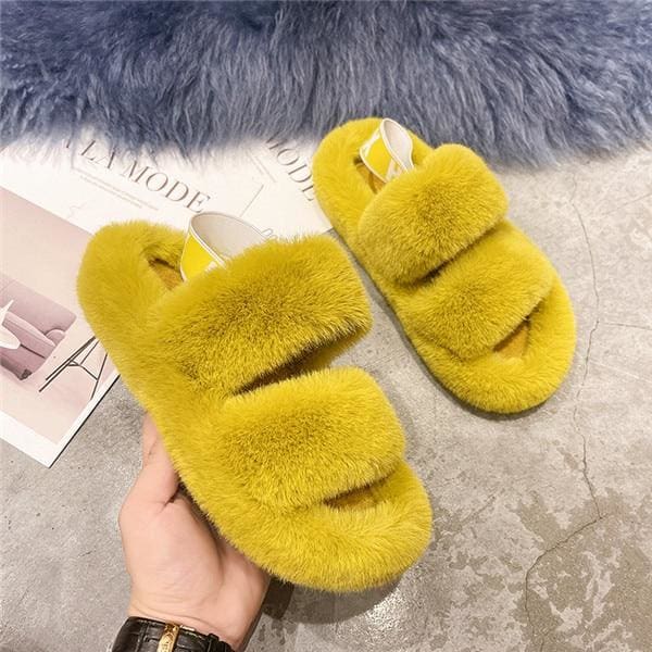 Fashion Faux Fur Sandal - Furdela Wholesale