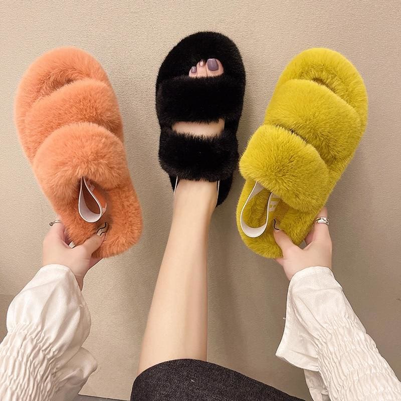 Fashion Faux Fur Sandal - Furdela Wholesale