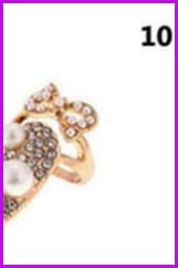 Fashion Jewelry Bowknot Nail Ring F1778 - Furdela