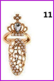 Fashion Jewelry Bowknot Nail Ring F1778 - Furdela