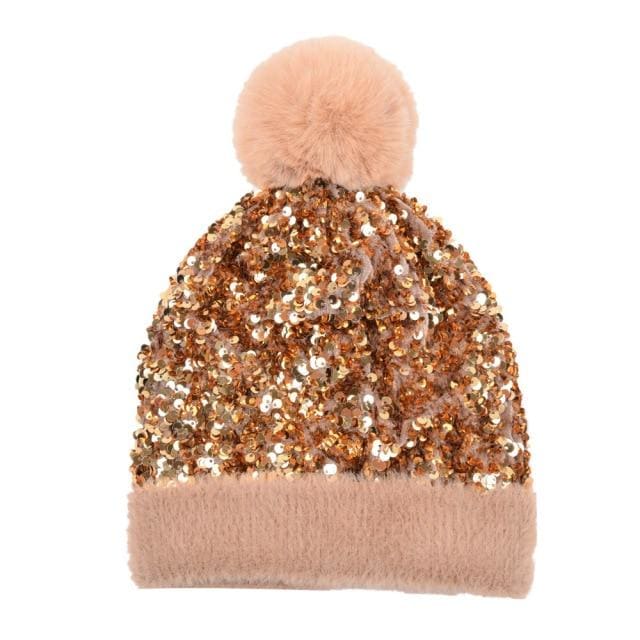 Fashion Sequins Shinny Berets Hats - Furdela Wholesale