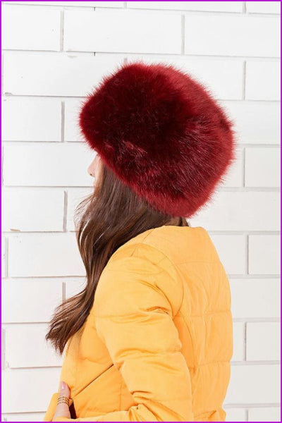 Faux Fox Fur Russian Cossack Style Cap - Furdela