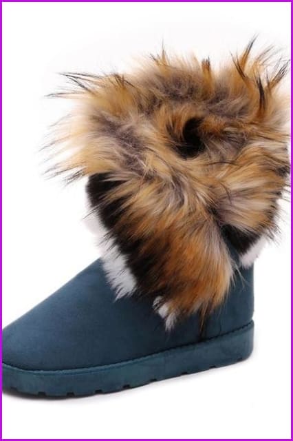 Faux Fur Ankle Booties F286 - Furdela Wholesale