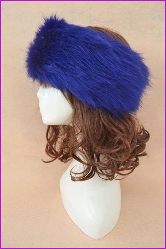 Faux Fur Headband Earwarmer Earmuffs Hat F1380 - Furdela