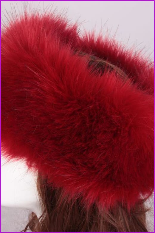 Faux Fur Headband Earwarmer Earmuffs Hat F1380 - Furdela