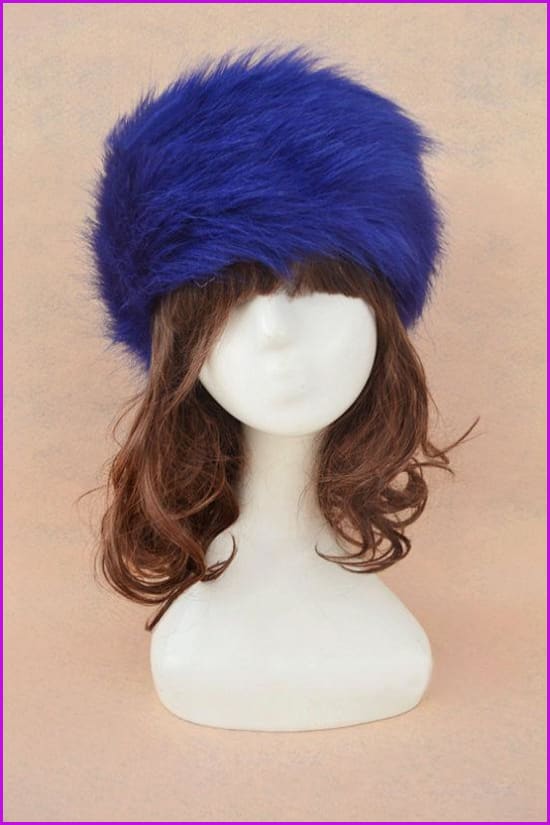 Faux Fur Headband Earwarmer Earmuffs Hat F1380 - Furdela