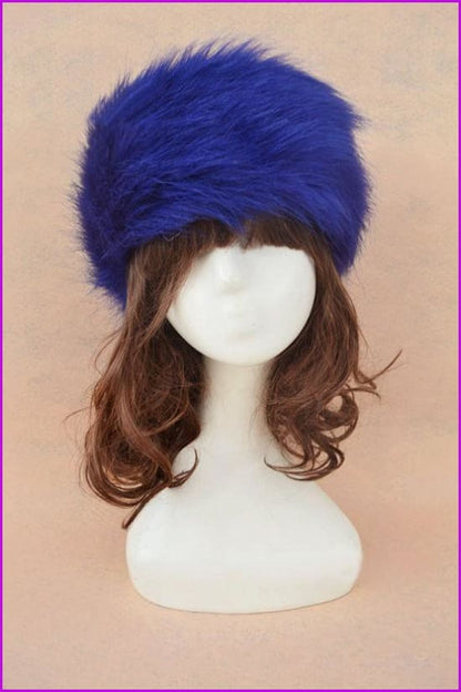 Faux Fur Headband Earwarmer Earmuffs Hat F1380 - Furdela