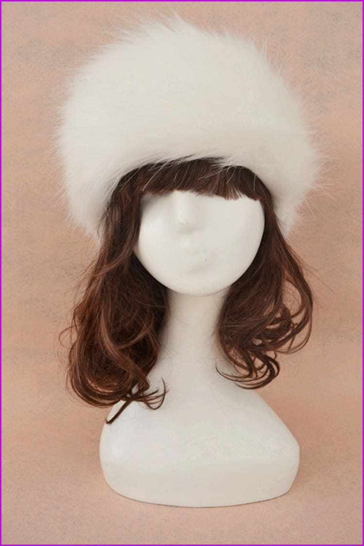 Faux Fur Headband Earwarmer Earmuffs Hat F1380 - Furdela