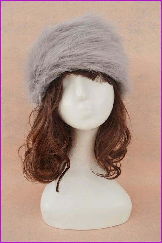 Faux Fur Headband Earwarmer Earmuffs Hat F1380 - Furdela