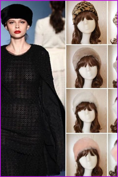 Faux Rabbit Fur Hat - Furdela