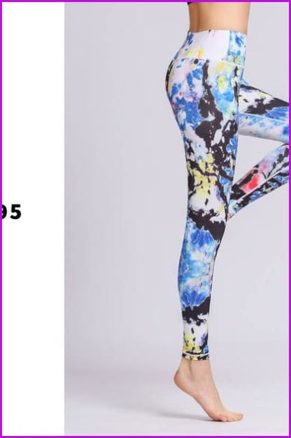 Female Trousers Sport Tights Yoga Pants DE130 - Furdela