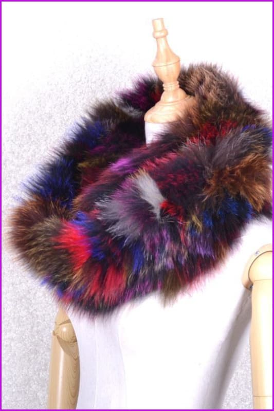 Fox Fur Big Collars Scarf Stole - Furdela Wholesale