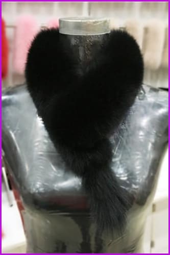 Fox Fur Collar Scarf - Furdela Wholesale