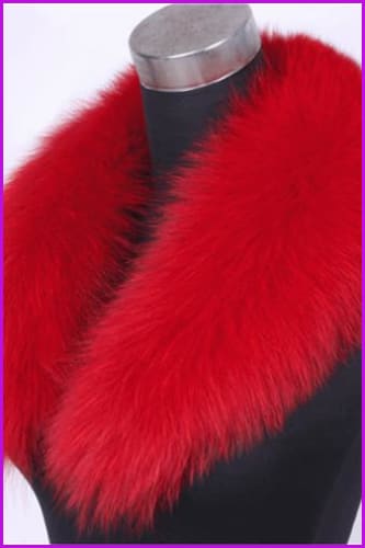 Fox Fur Collar Scarf DO1234 - Furdela