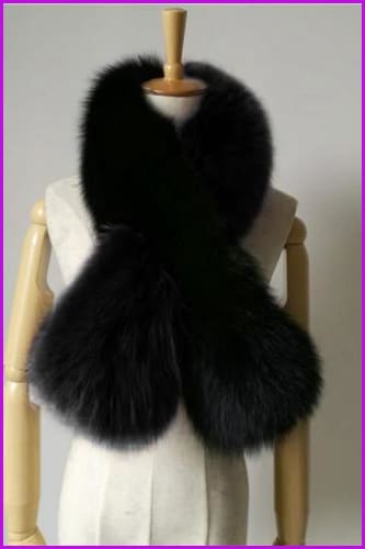 Fox Fur Collar Scarf DO1341 - Furdela