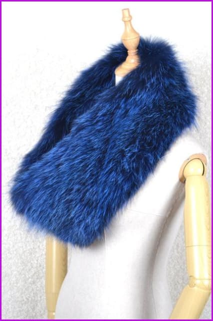 Fox Fur Knitted Circle Scarf DO1249 - Furdela