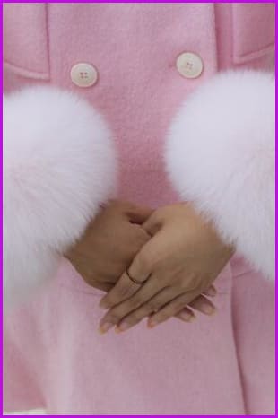 Full Pelt Fox Fur Sleeve DF030 - Furdela Wholesale