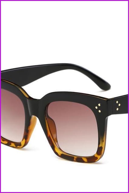 Gradient Vintage Square Sunglasses F120 - Furdela