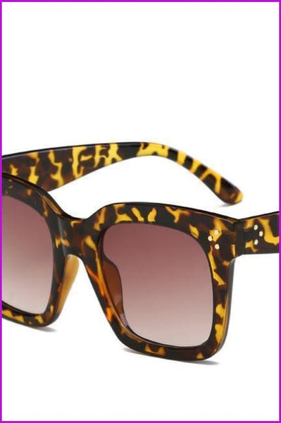 Gradient Vintage Square Sunglasses F120 - Furdela