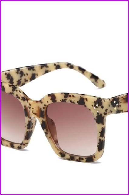 Gradient Vintage Square Sunglasses F120 - Furdela