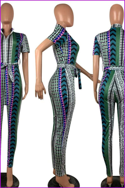 Green/Red Snake Skin Onesies Bodysuit Romper XXS-M F245 - Furdela