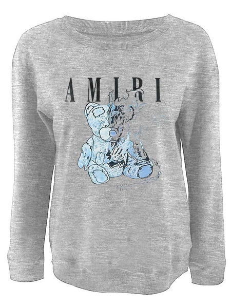 Cartoon Letter Print Sweatshirt AR7047