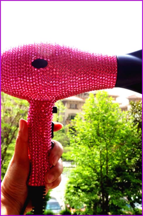 Hair Dryer Bling Rhinestone - Furdela