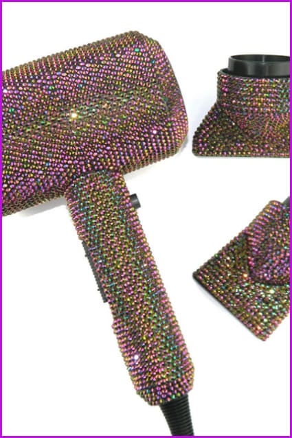 Hair Dryer Bling Rhinestone - Furdela