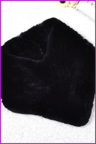 Handmade Knitted Rabbit Fur Scarf - Furdela