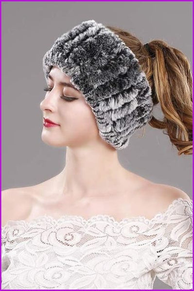 Handmade Stretch Rabbit Fur Scarf - Furdela Wholesale