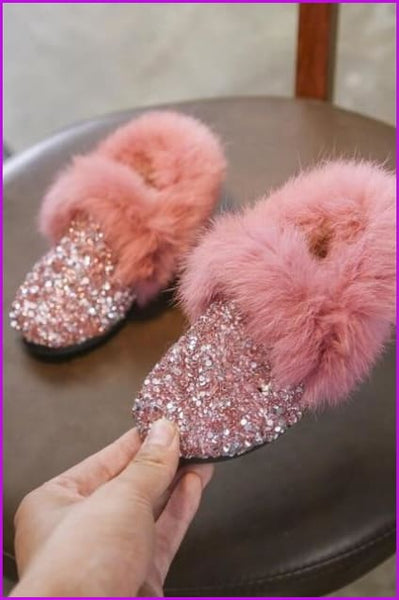 Heeled Fashion Winter Kids Boot DF060 - Furdela Wholesale