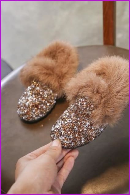 Heeled Fashion Winter Kids Boot DF060 - Furdela Wholesale