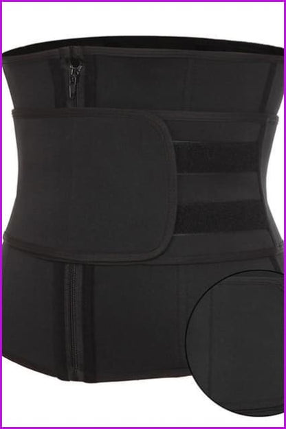 High Quality Sauna Waist Trainer Corset Sweat Waist Trainer Belt S-3XL - Furdela